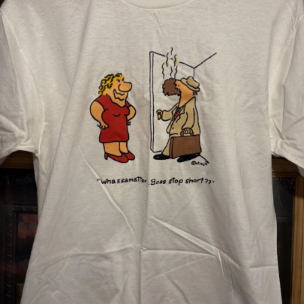 Vintage Adult Humor Cartoon T shirt Size XL